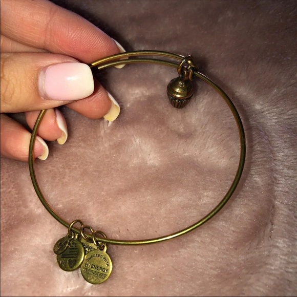 Alex and Ani Cupcake charm bangle - Picture 2 of 3